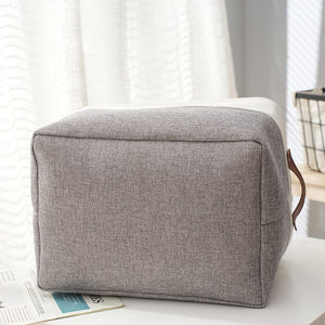Thickened foldable portable clothing storage basket books snacks – alternate view