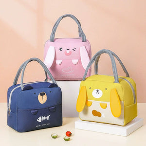 Portable Insulated Thermal Picnic Food Lunch Bag Box Cartoon Tote – Yellow