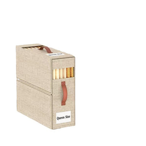 Compact Foldable Storage Cubes for Linens – Beige