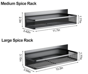 New Magnetic Shelf Moveable Magnetic Fridge Organizer Rack Seasoning – alternate view