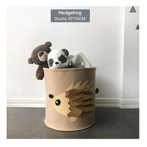 INS Cartoon Storage Basket Baby Dirty Clothes Basket Children's Toy – alternate view