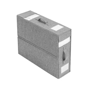 Windowed Bed Linen Storage Box – White