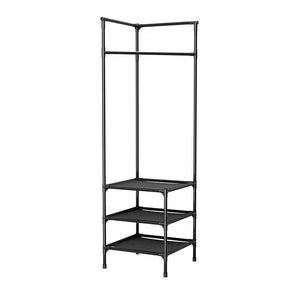 Corner clothes rack clothes rack triangle clothes rack bedroom – alternate view