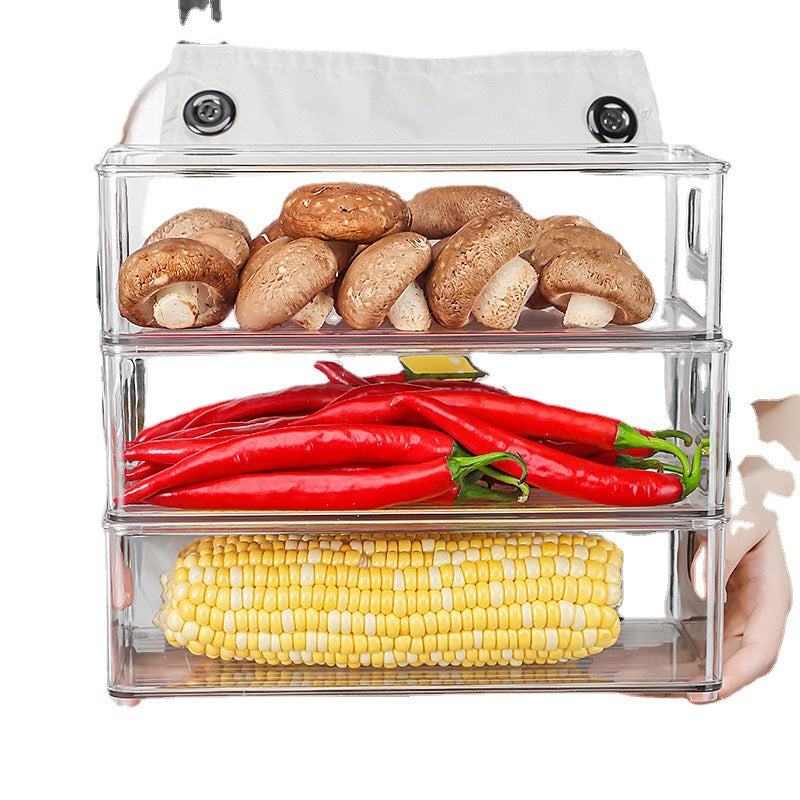 Pull-Out Refrigerator Storage Drawer – 0911 Medium Storage Box