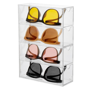 Acrylic Simple Clear Glasses Organizer Display Stand Sunglasses – alternate view