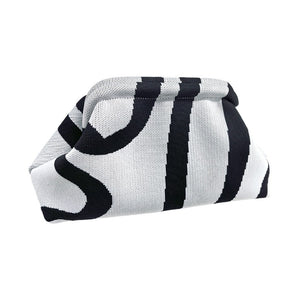 Cloud Bag Large Capacity Storage for Everyday Versatile Makeup Bag – Random White Black