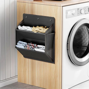 RV shoe storage (adhesive), over-door rack with deep pockets – for – Black