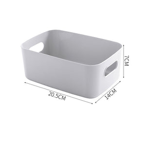 Plastic Storage Basket Bathroom Cosmetics Storage Basket Kitchen – alternate view