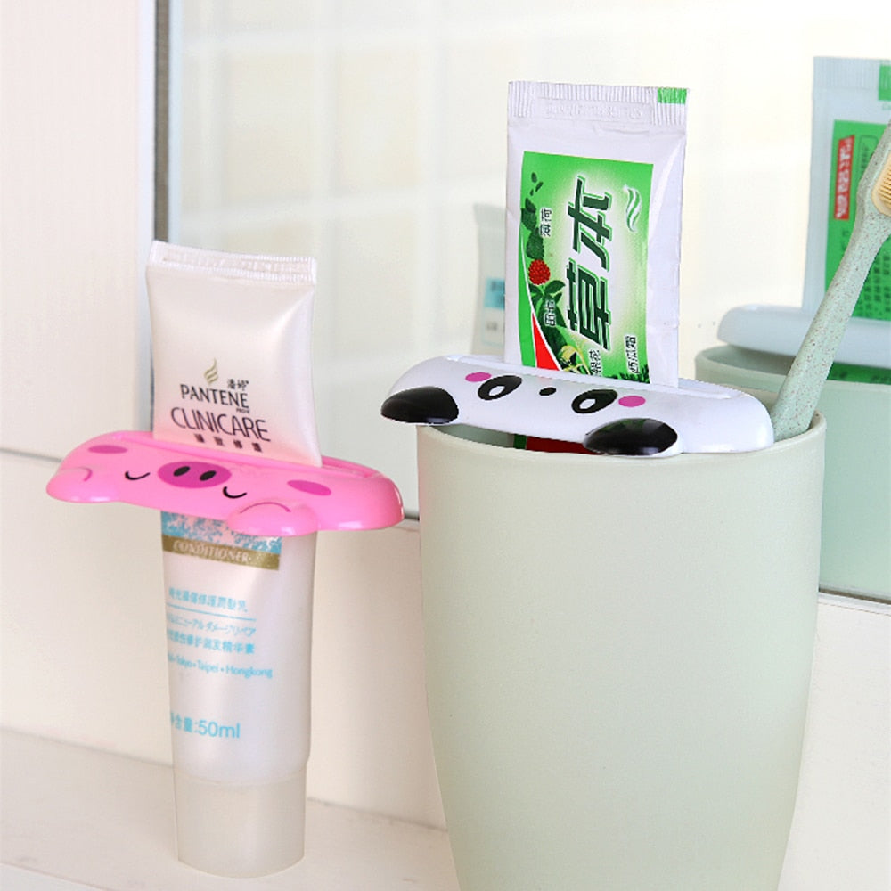 Animal-Shaped Toothpaste Tube Squeezer – White