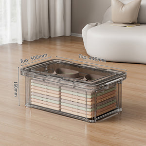 Large Clear Stackable Storage Box – A