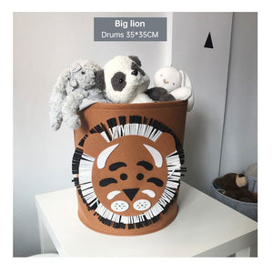 INS Cartoon Storage Basket Baby Dirty Clothes Basket Children's Toy – Shark