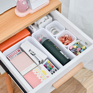 8-Piece Adjustable Drawer Organizer Tray Set – alternate view