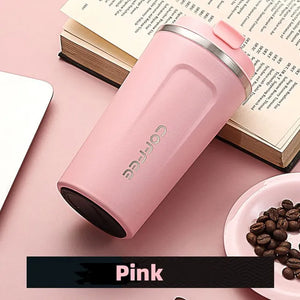 Stainless Steel Insulated Travel Mug – alternate view