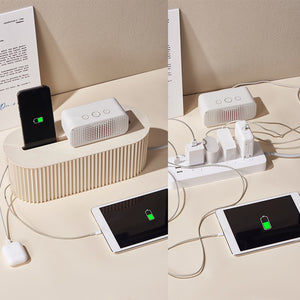 Desktop Outlet Cable Storage Box Power Plug Organizer – alternate view