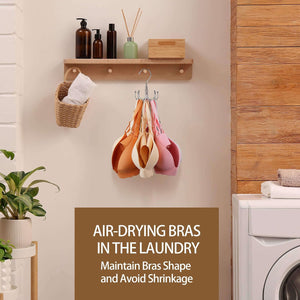 Rotating Tank Top & Bra Organizer Hanger – 8 Hooks