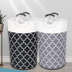 Foldable Extra Large Capacity Laundry Basket Waterproof Thickening – Gray