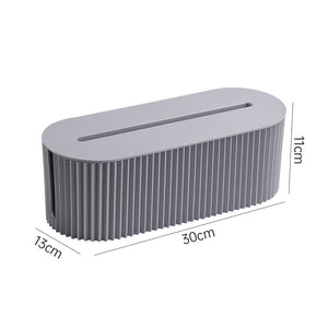 Desktop Outlet Cable Storage Box Power Plug Organizer – alternate view