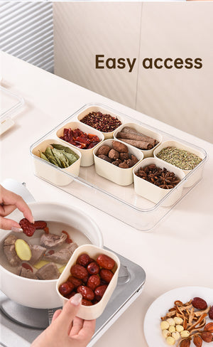 9-Piece Divided Refrigerator Organizer Tray – alternate view