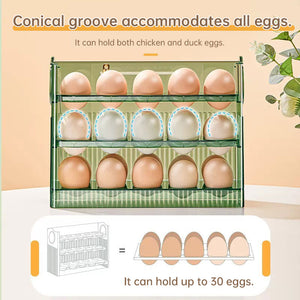 Multi-Tier Refrigerator Egg Organizer – alternate view