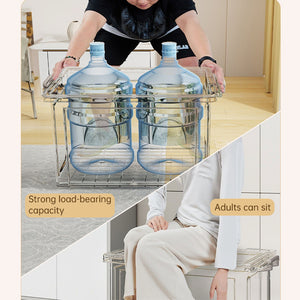 Large Clear Stackable Storage Box – alternate view