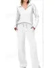 Women's Casual Long-Sleeve Two-Piece Pants Set