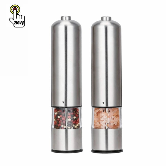 Electric Spice Rechargeable Salt and Pepper Electric Grinder with Glass Bottle
