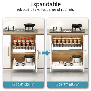 Expandable Pull-Out Cabinet Organizer – alternate view