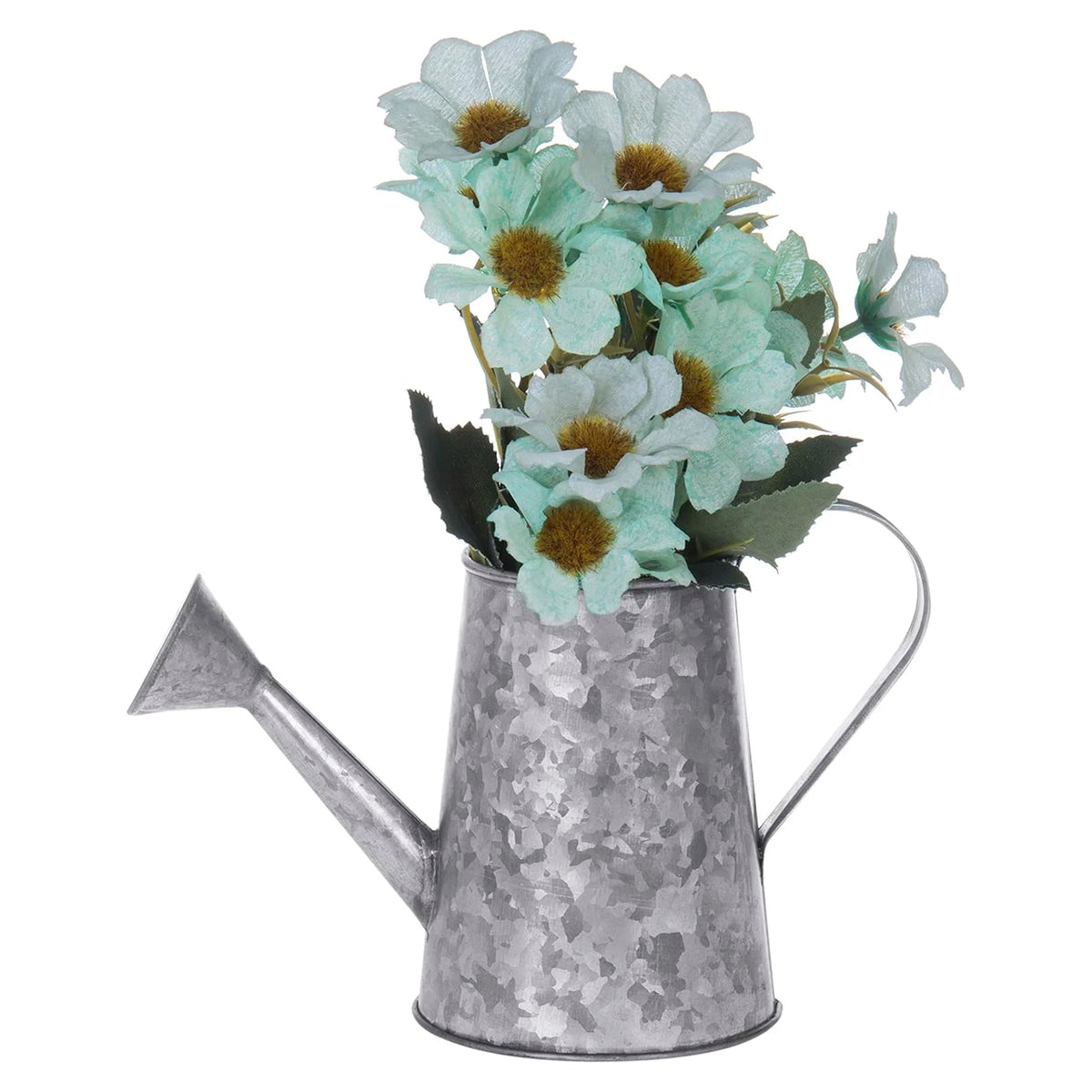 Rustic Galvanized Metal Flower Watering Can