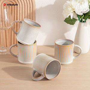 16-Piece Reactive Glaze Stoneware Dinnerware Set