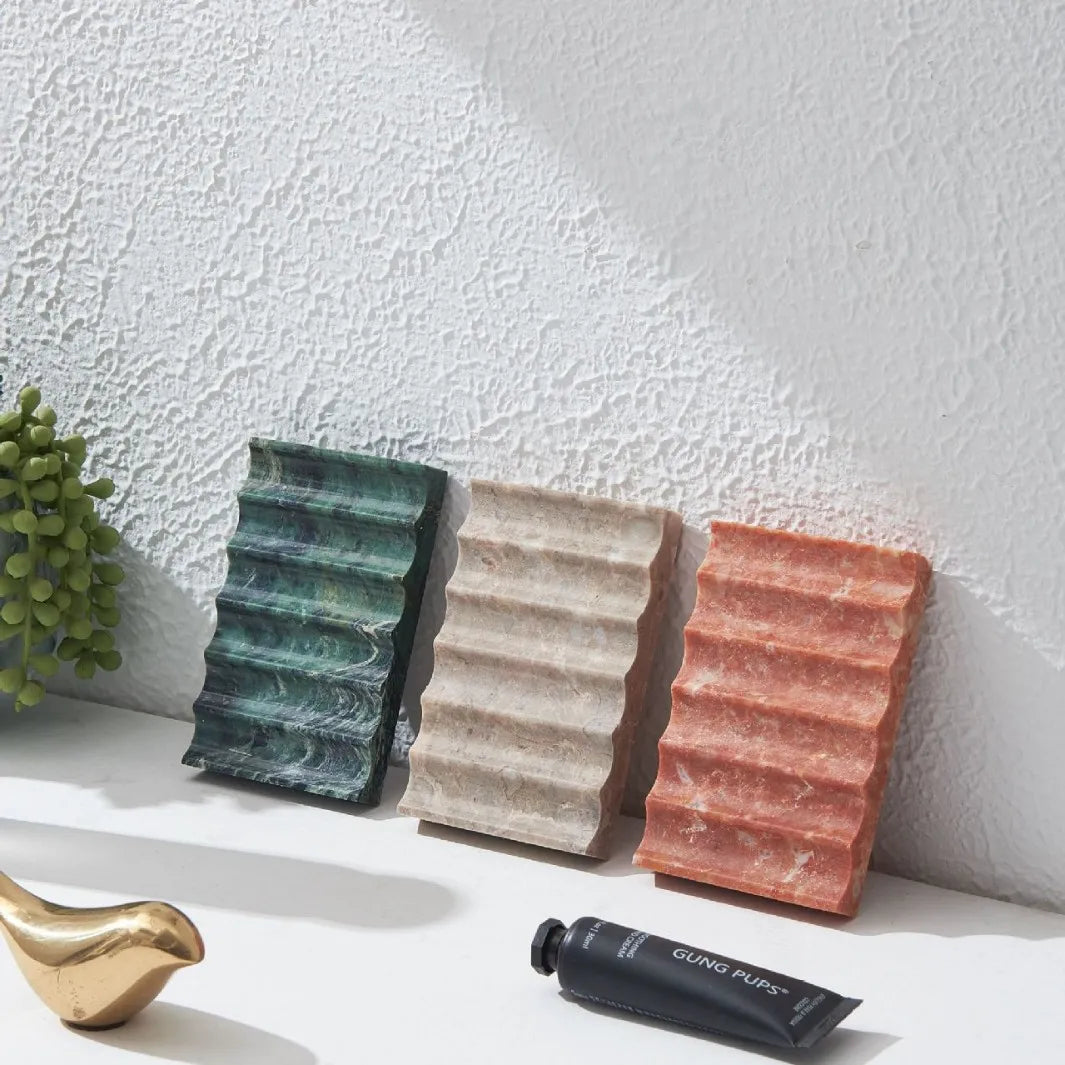Modern Waterproof Natural Marble Soap Holder