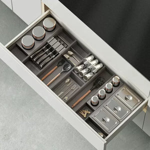 Metal Drawer Organizer with Adjustable Dividers
