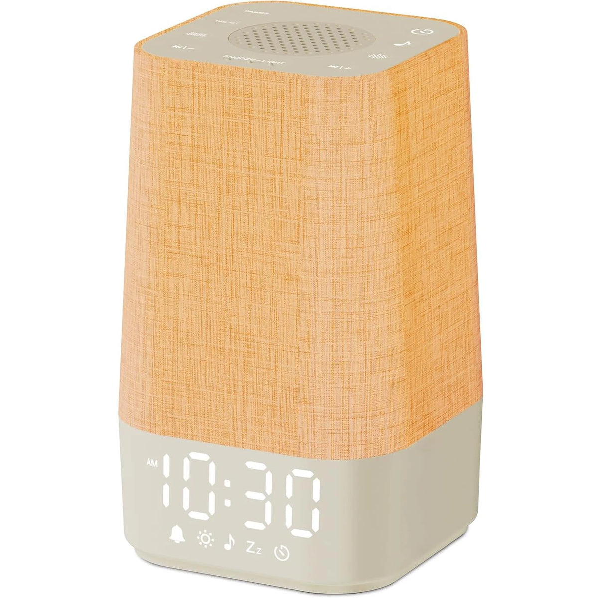 3-in-1 White Noise Sound Machine with Alarm Clock & Night Light