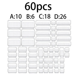 44-Piece Modular Drawer Organizer Set