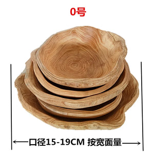 Solid Wood Serving Tray and Bowl