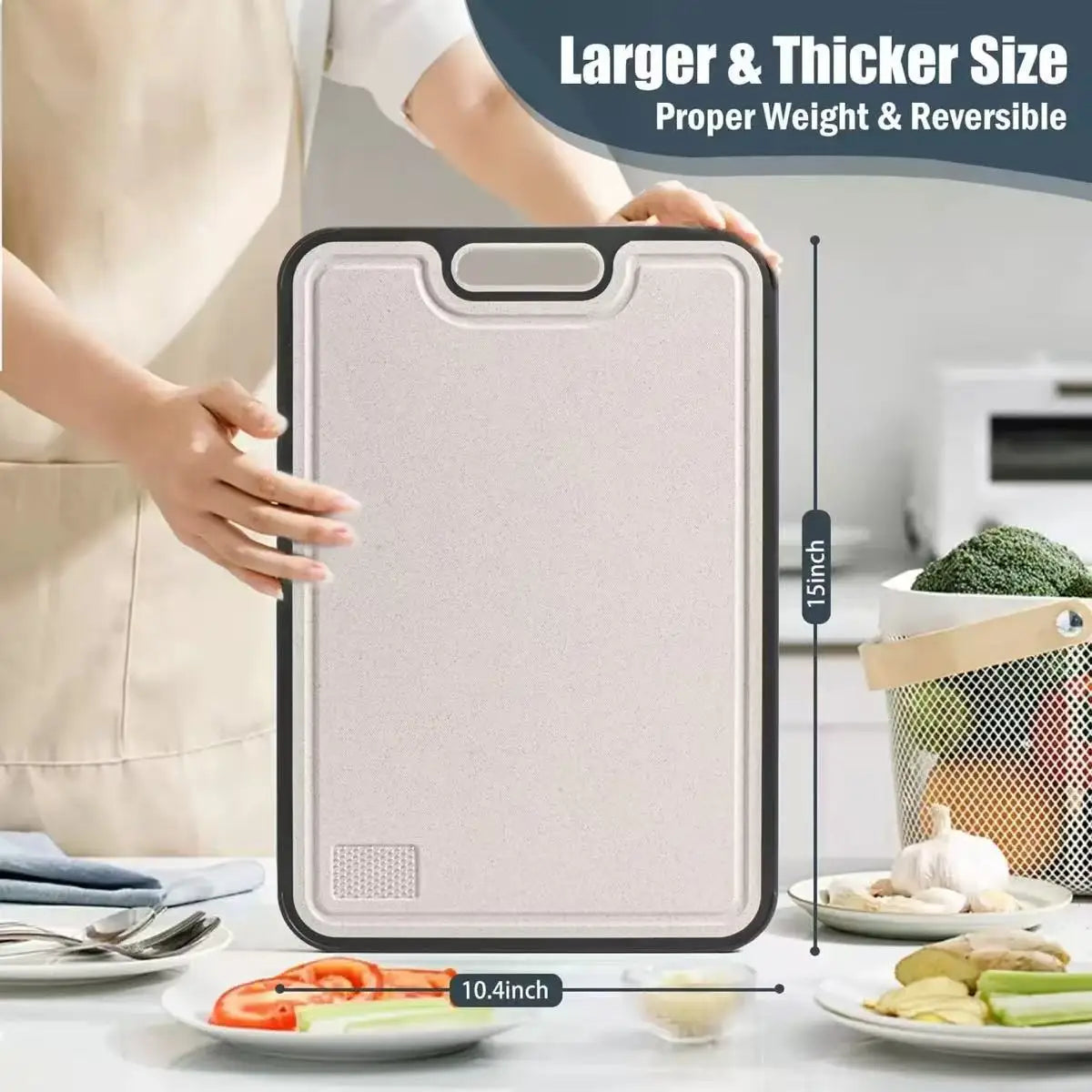 Double-Sided Kitchen Chopping Board