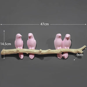 Decorative Bird Wall Hooks – alternate view