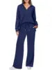 Women's Casual Long-Sleeve Two-Piece Pants Set