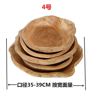 Solid Wood Serving Tray and Bowl