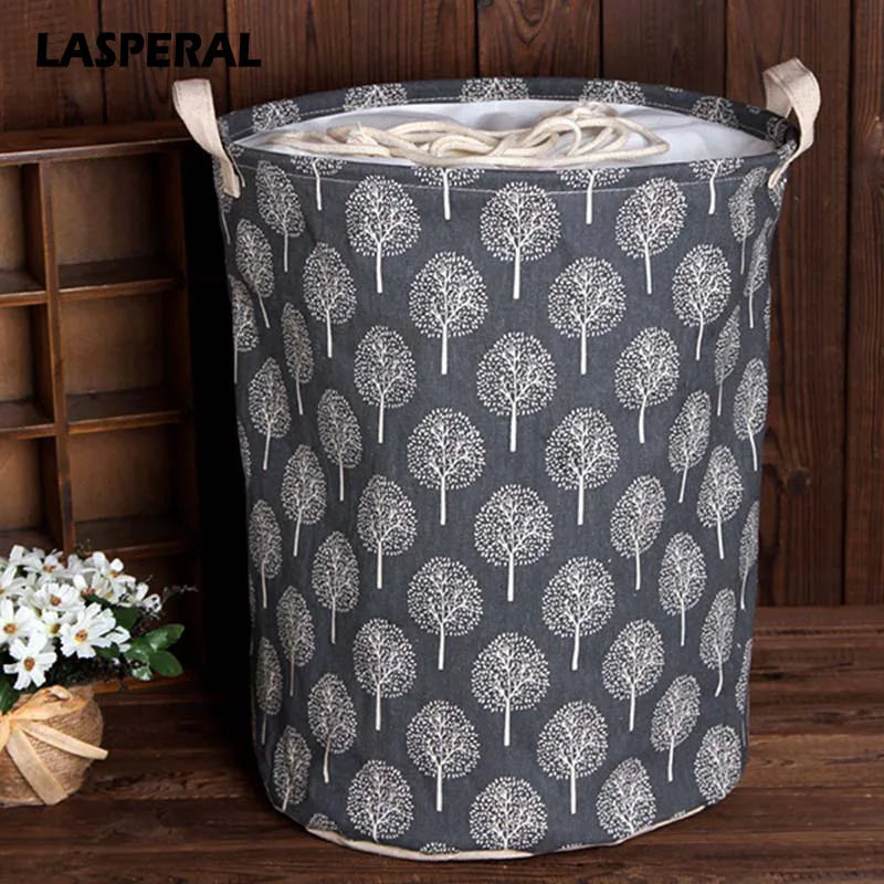 35cmx45cm Folding Drawstring Laundry Basket