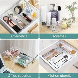44-Piece Modular Drawer Organizer Set