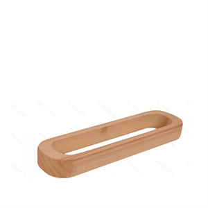 Wall-Mounted Wooden Towel Rack with Shelf – alternate view
