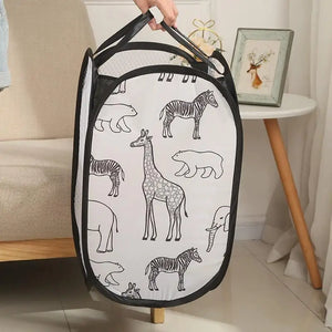 Collapsible Laundry Hamper and Storage Basket – alternate view