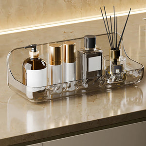No-Drill Acrylic Shower Storage Shelf – L