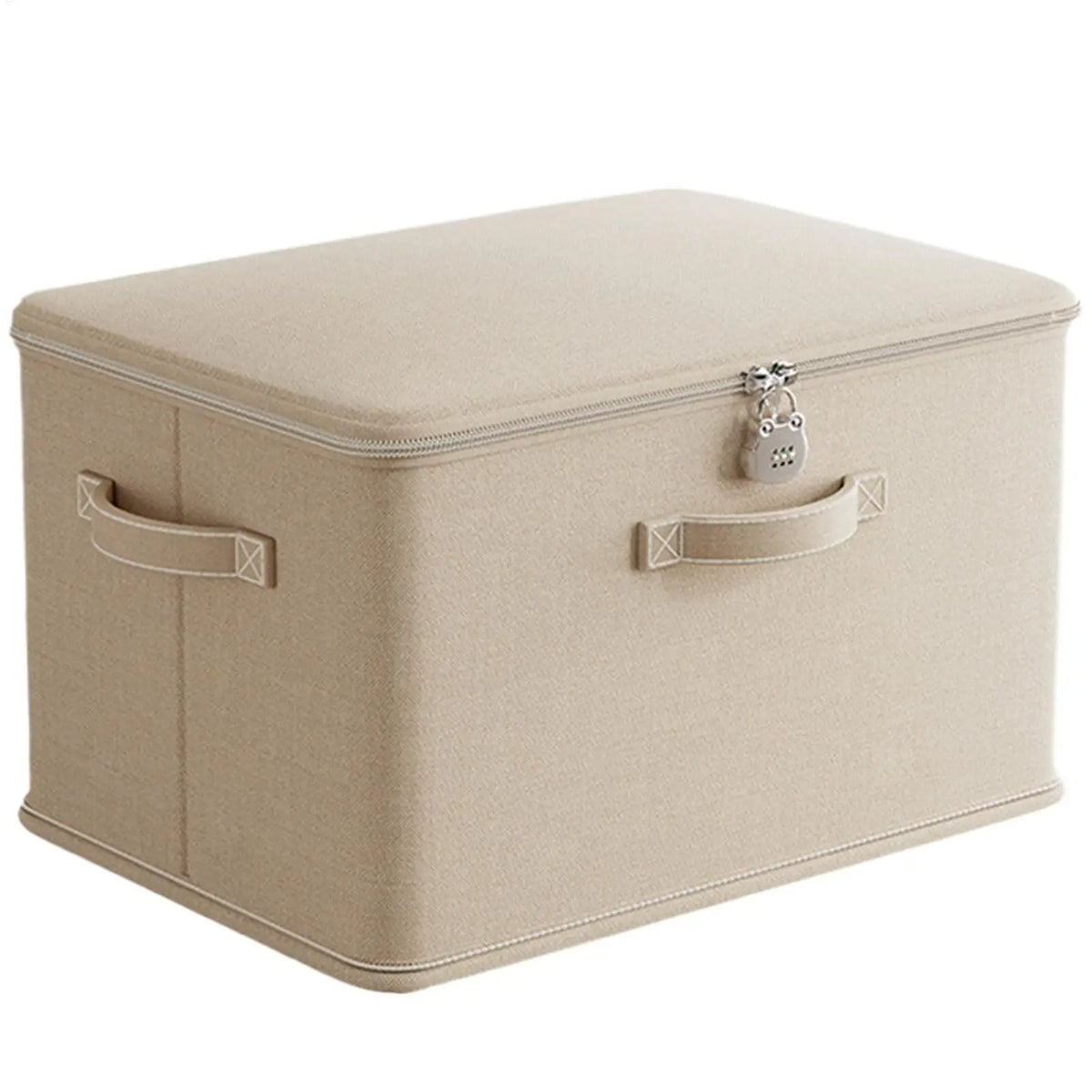 Stackable Locking Storage Container with Handle