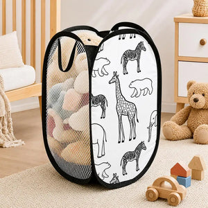 Collapsible Laundry Hamper and Storage Basket – alternate view