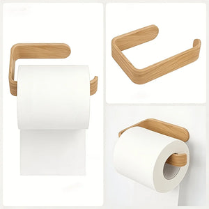 Wall-Mounted Toilet Paper Holder with Shelf – alternate view