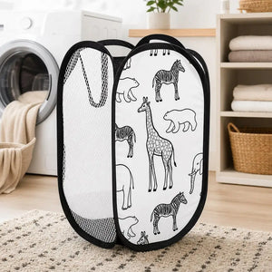 Collapsible Laundry Hamper and Storage Basket – alternate view