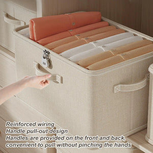 Stackable Locking Storage Container with Handle
