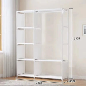 Multi-Tier Clothes and Quilt Storage Rack