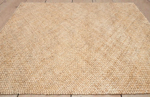 Handwoven Low-Pile Jute Area Rug